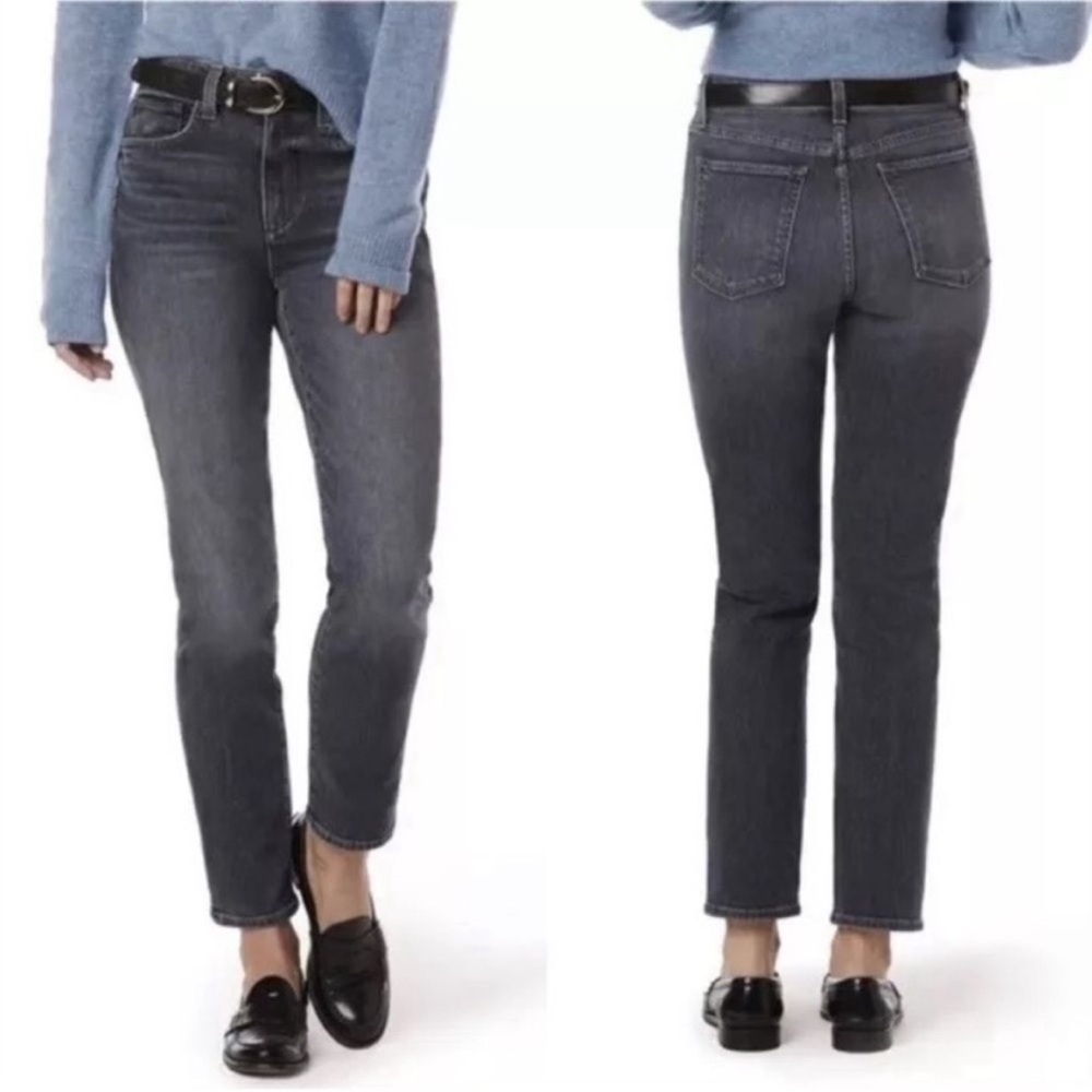 Favorite Daughter Women's Straight Leg Jeans - Charcoal